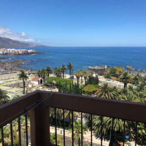 Magnificent studio with a terrace overlooking the sea! Terraza Habitaciones libres de humo Puerto de la Cruz Traslado aeropuerto Avenida Melchor Luz N.