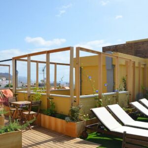 Terraza Santa Cruz de TenerifePlayas Canary Lofts Habitaciones para familias Calle de Manuel Verdugo