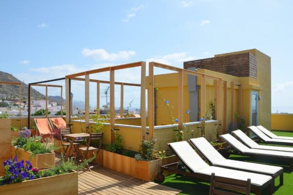 Terraza Santa Cruz de TenerifePlayas Canary Lofts Habitaciones para familias Calle de Manuel Verdugo