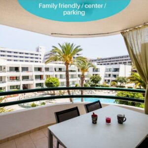 Jardín Terraza Parking gratuito GO2TENERIFE Appart’Nido Famille - Piscine & Plage Calle California