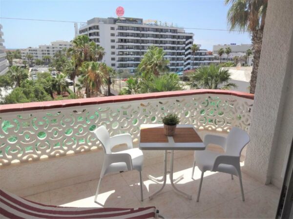 apartment with a large south-facing balcony