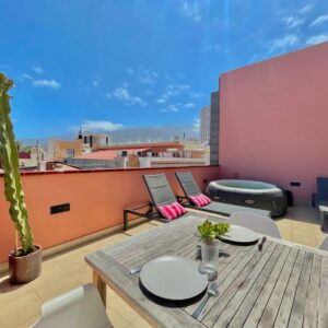 Wi-Fi gratuito Terraza AROMAS Suites Attic Habitaciones para familias Puerto de la Cruz Calle San Juan