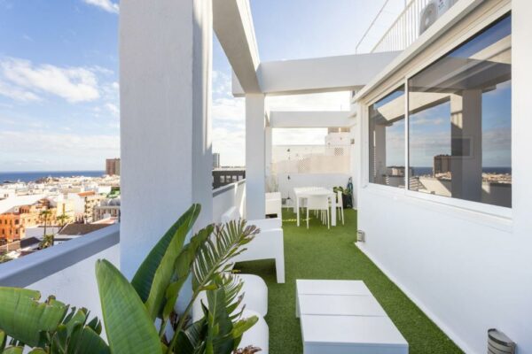 Terraza Home2Book Spectacular Attic With Sea & Anaga Views Habitaciones libres de humo Santa Cruz de TenerifePlayas Wi-Fi gratuito Santa Cruz de Tenerife