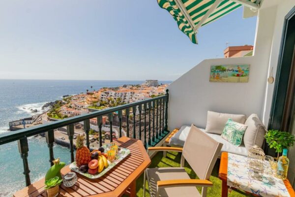 Ocean View Studio Apt By Dream Homes Tenerife Wi-Fi gratuito Situado frente a la playa AVENIDA QUINTO CENTENARIO -STGO.BEACH VIV