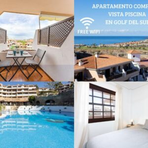 Apartamento con piscina golf del sur Parking gratuito San Miguel de Abona Piscina Bar Avenida J.M. Galván Bello