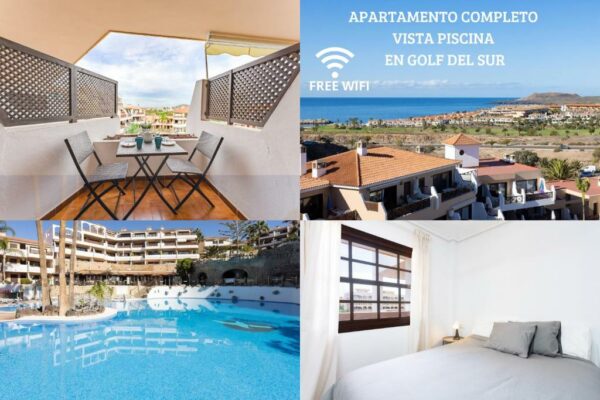 Apartamento con piscina golf del sur Parking gratuito San Miguel de Abona Piscina Bar Avenida J.M. Galván Bello