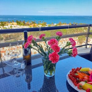 Jardín Cozy ocean and La Gomera view appartment Parking gratuito Terraza